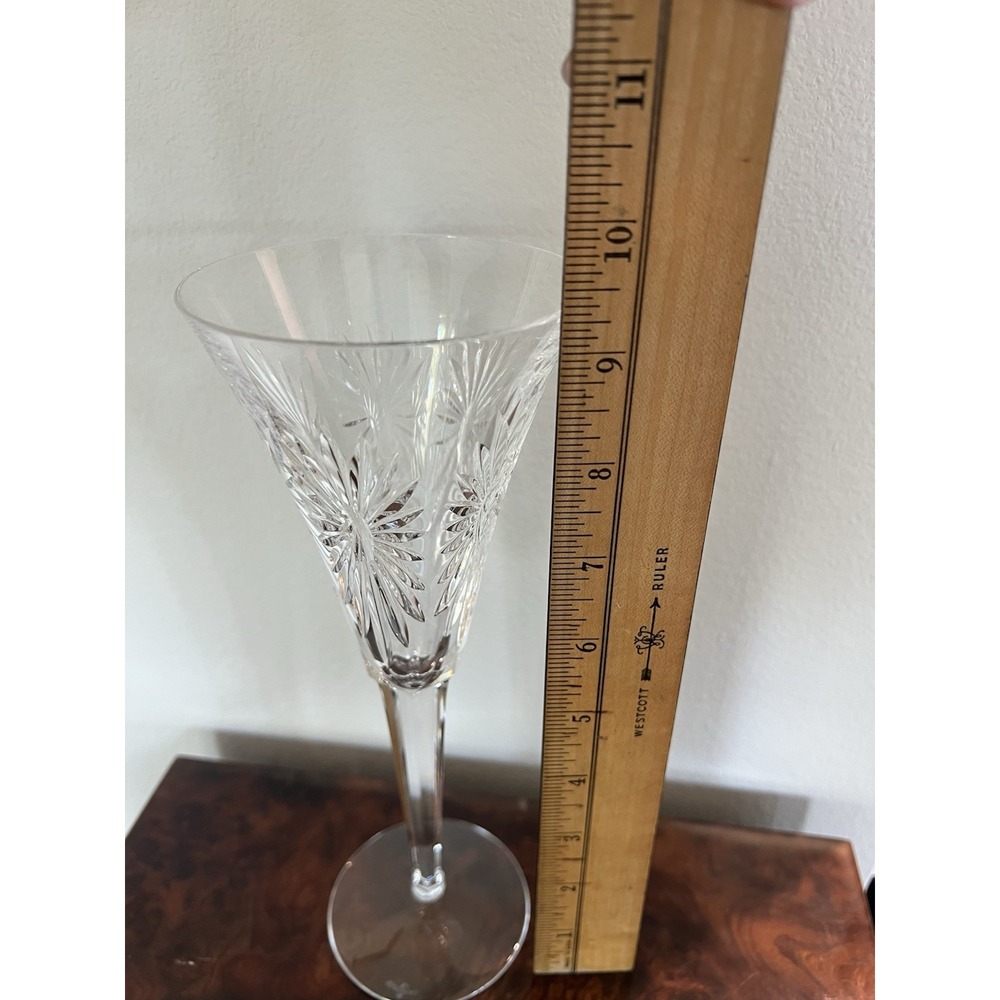 Waterford Crystal Fluted Champagne Millennium Series "HAPPINESS" 9-1/4" Tall